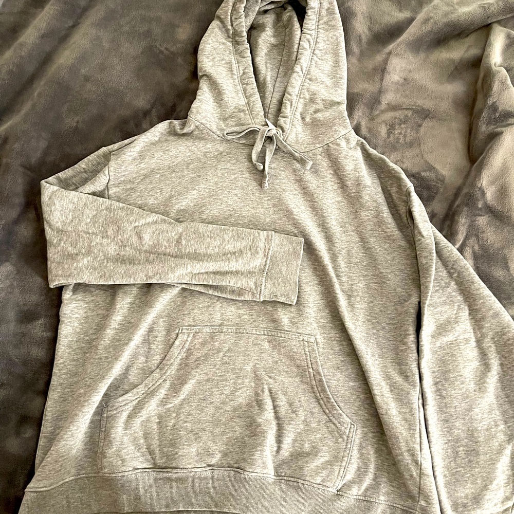Gray H&M pullover hoodie size large